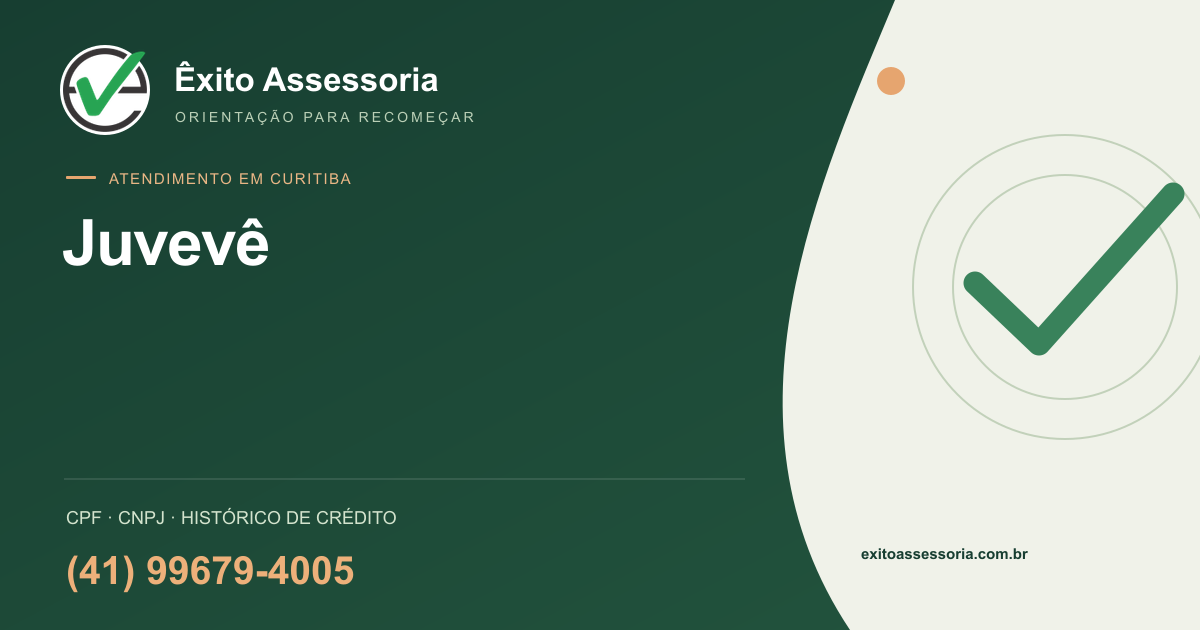 Assessoria de CPF e CNPJ em Juvevê, Curitiba · Êxito · (41) 99679-4005