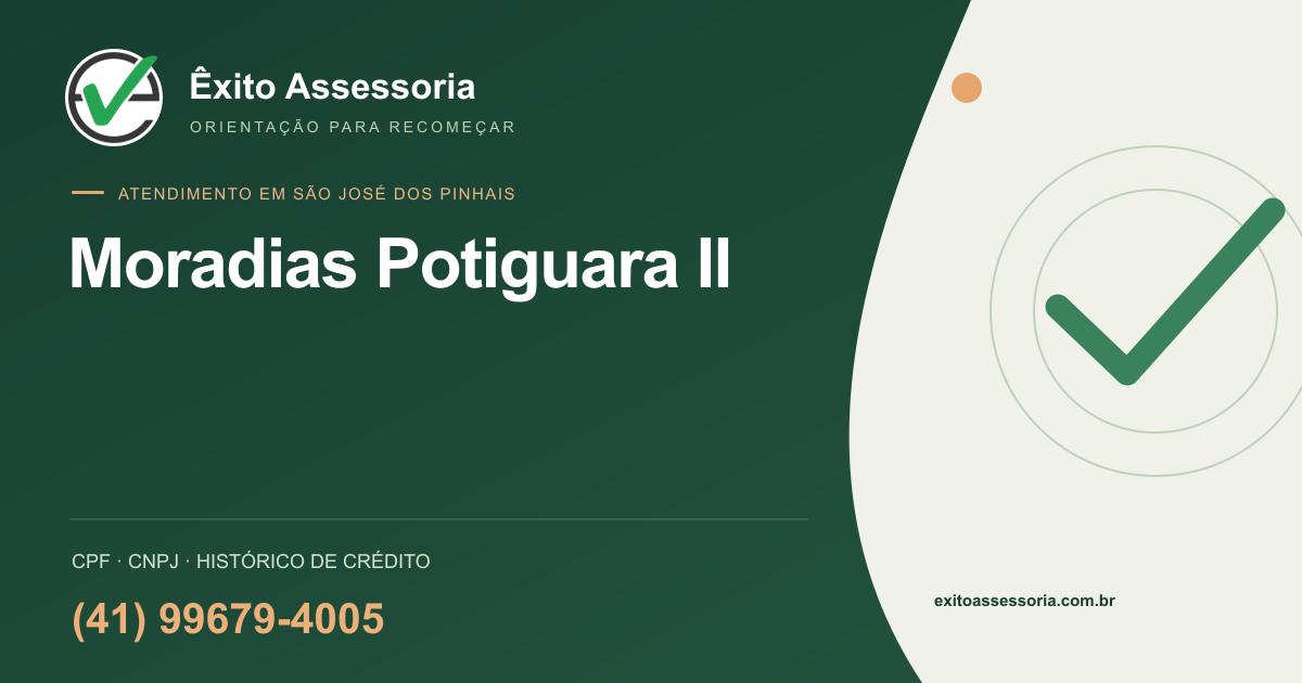 Assessoria de CPF e CNPJ em Moradias Potiguara II, São José dos Pinhais · Êxito · (41) 99679-4005