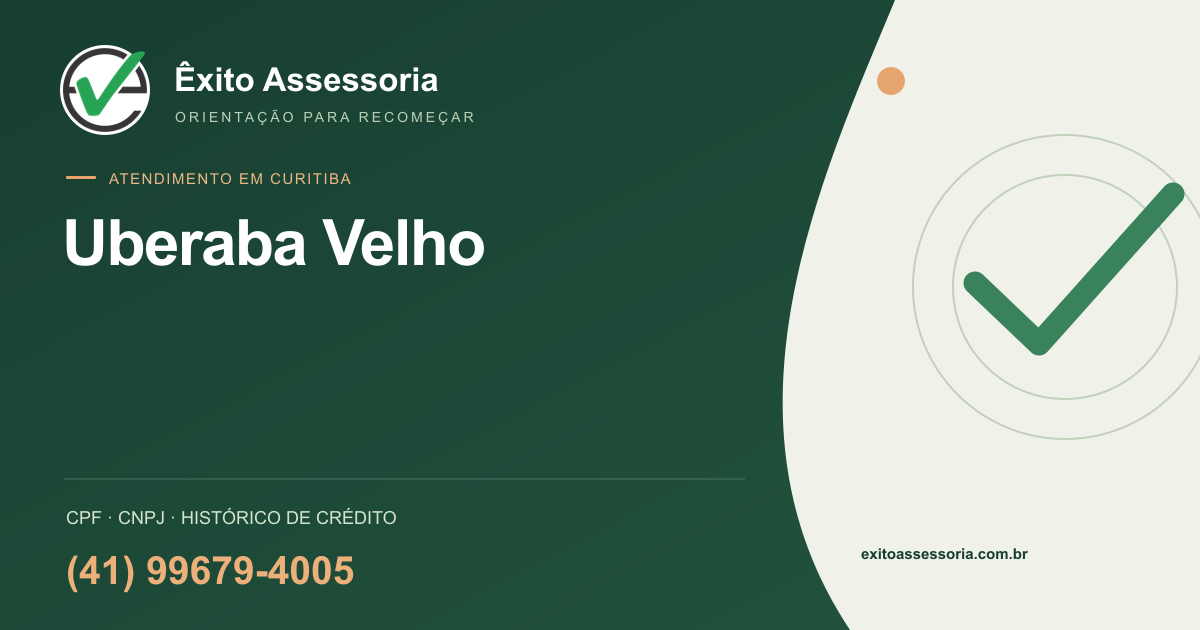 Assessoria de CPF e CNPJ em Uberaba Velho, Curitiba · Êxito · (41) 99679-4005