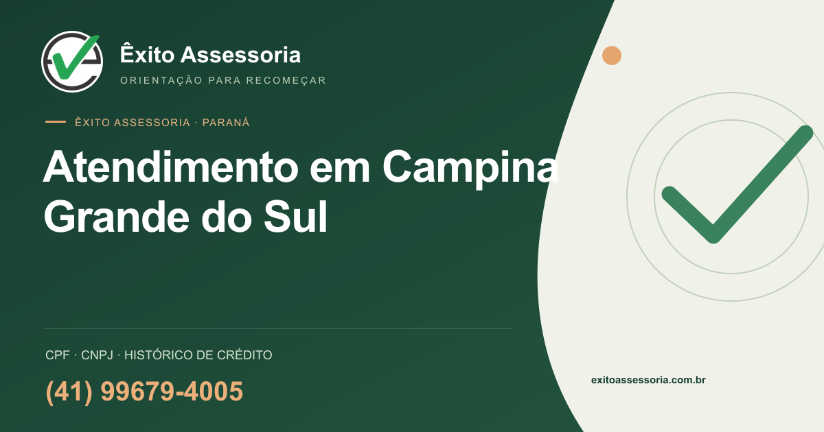 Êxito Assessoria em Campina Grande do Sul · (41) 99679-4005