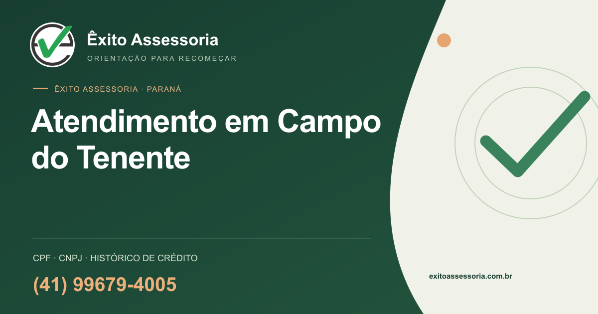 Êxito Assessoria em Campo do Tenente · (41) 99679-4005