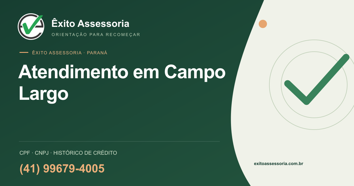 Êxito Assessoria em Campo Largo · (41) 99679-4005