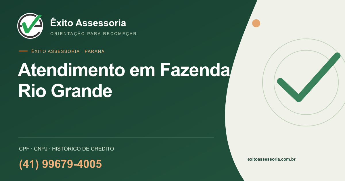 Êxito Assessoria em Fazenda Rio Grande · (41) 99679-4005