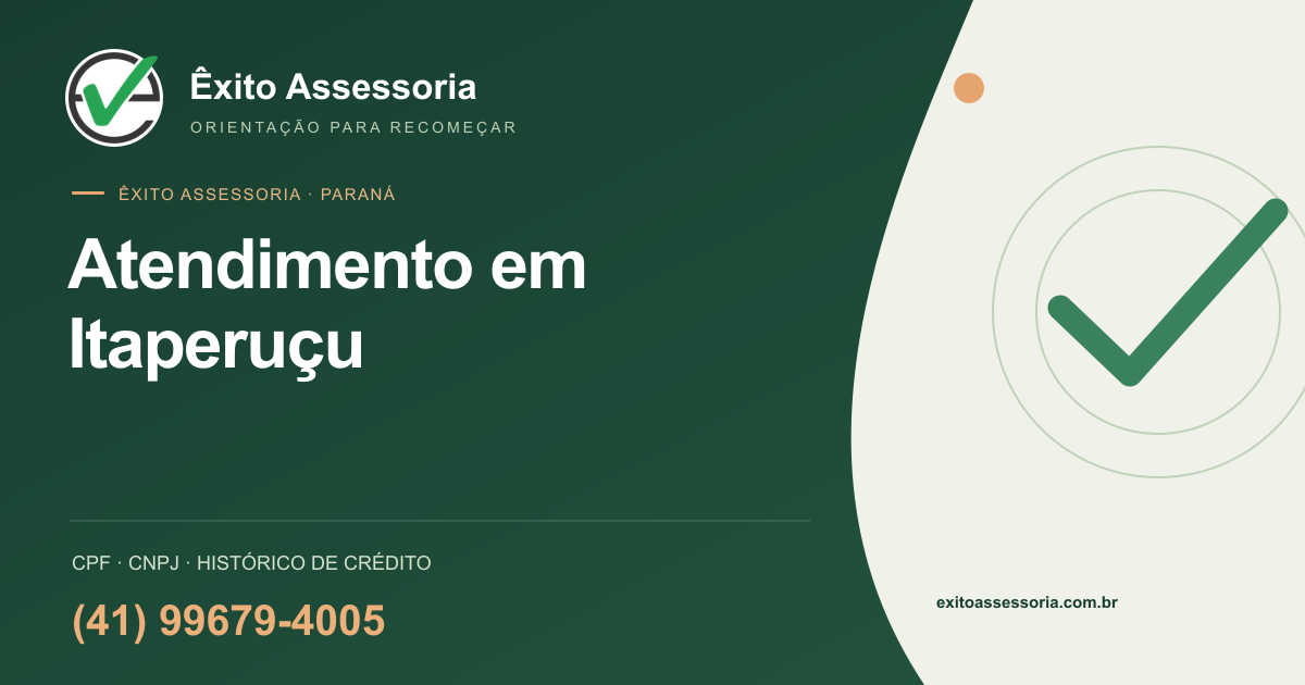 Êxito Assessoria em Itaperuçu · (41) 99679-4005