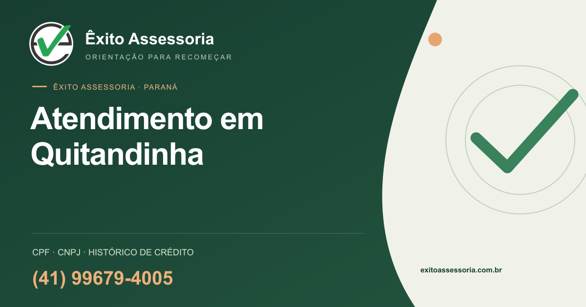 Êxito Assessoria em Quitandinha · (41) 99679-4005